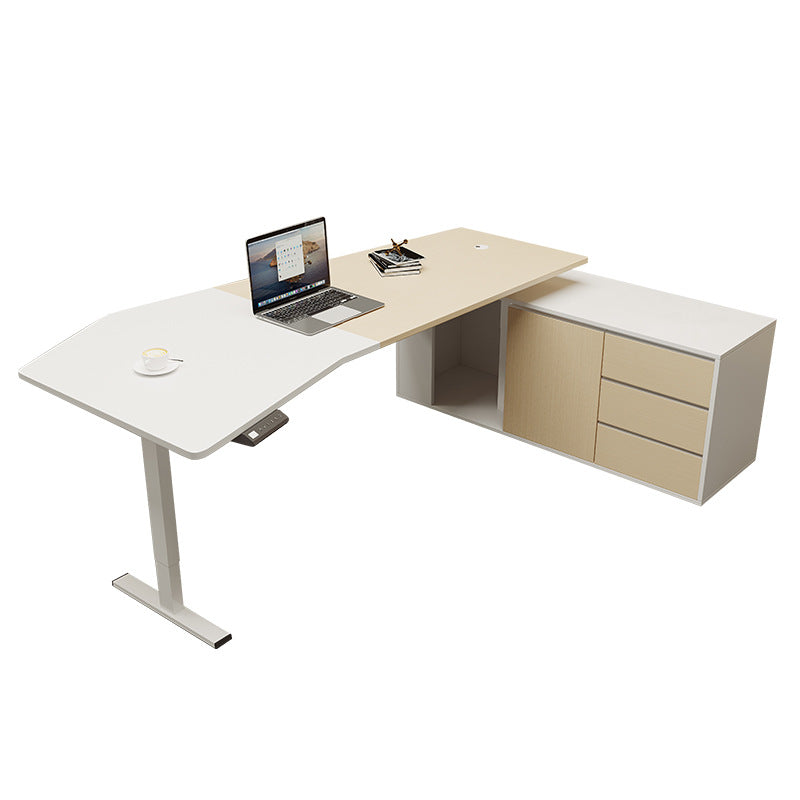 Smart electric lift table office computer manager table ប្រធានតុ តុយុវជន តុថៅកែ 
